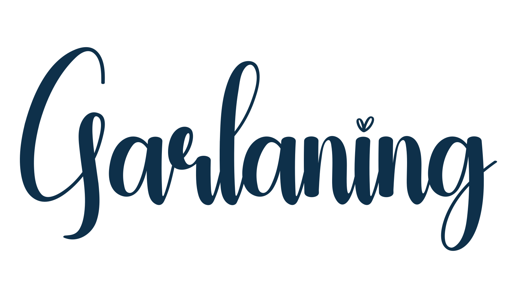 Garlaning, display market font preview
