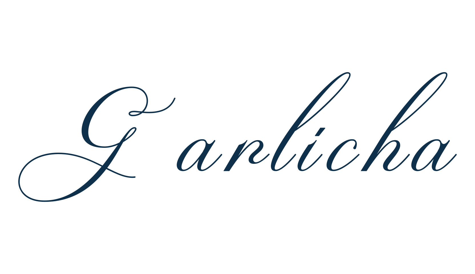 Garlicha, calligraphy font preview