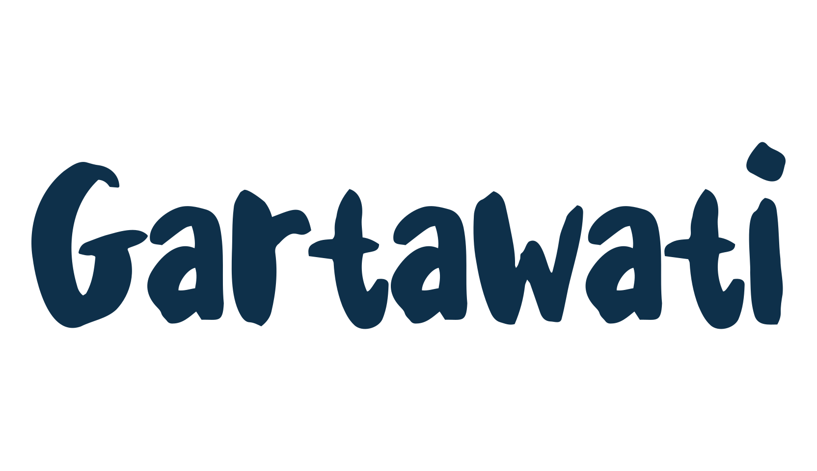 Gartawati, script brush fancy decorative calligraphy font preview