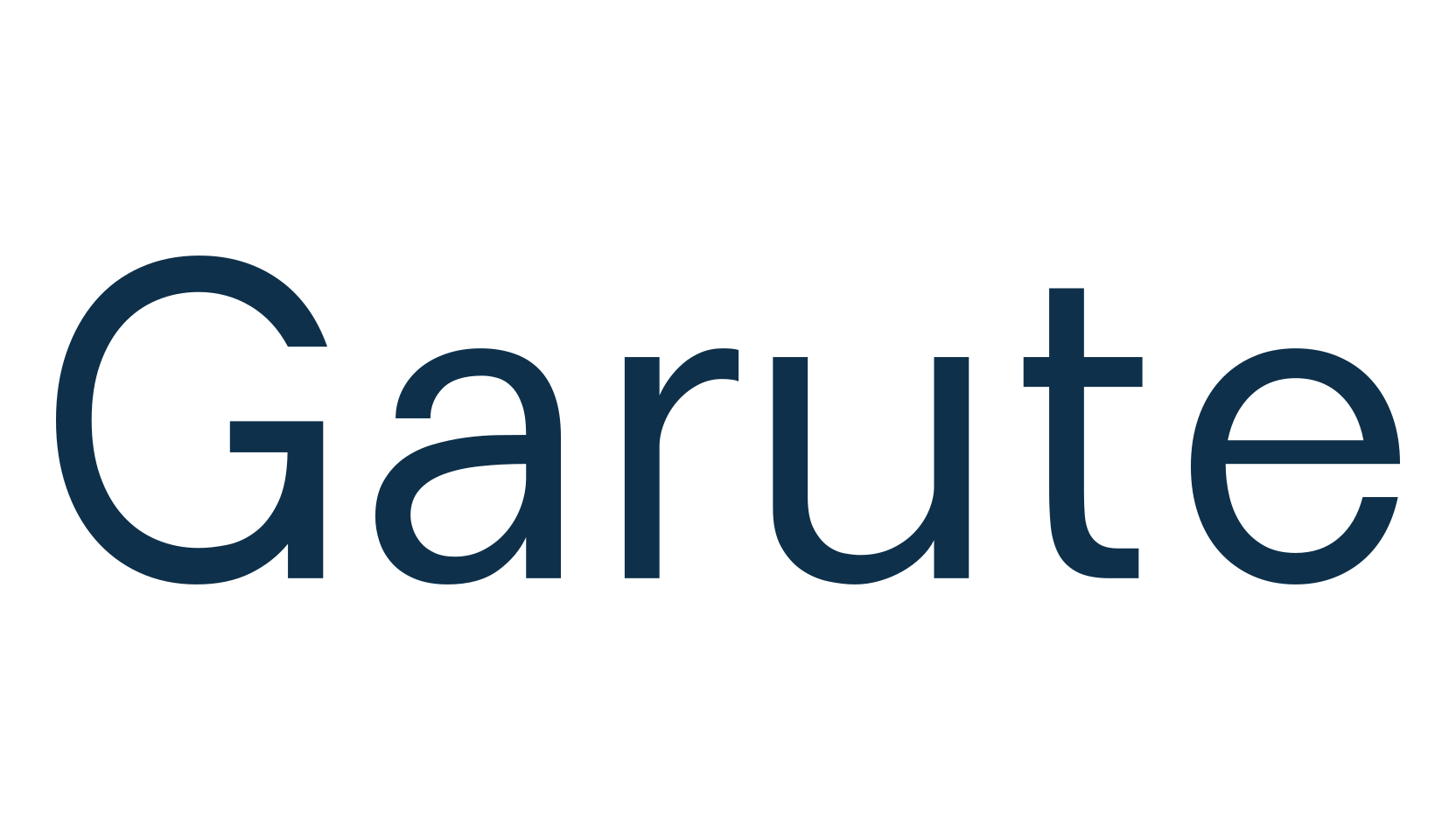 Garute, basic sans serif font preview