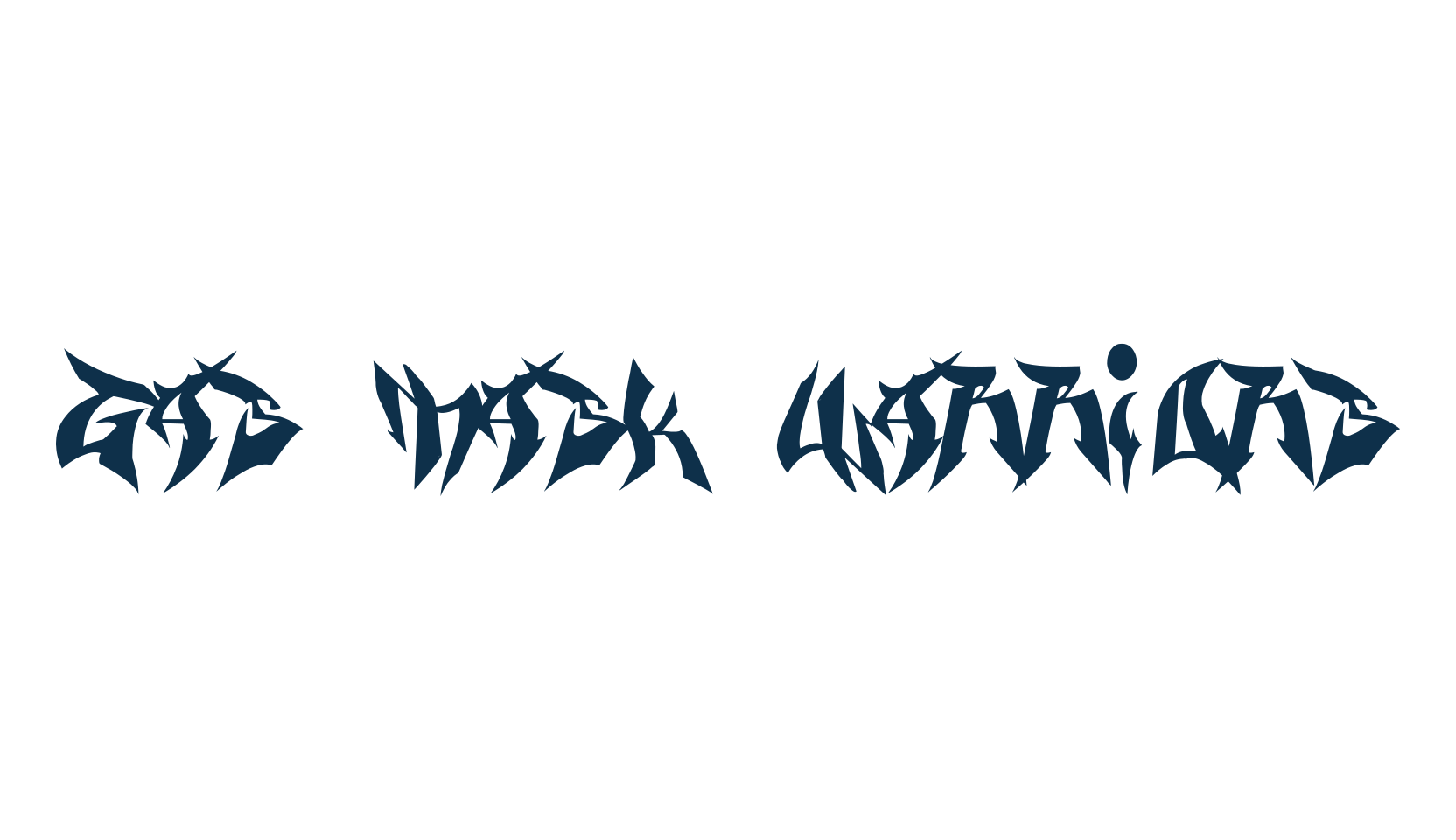 Gas Mask Warriors, script graffiti fancy decorative calligraphy font preview