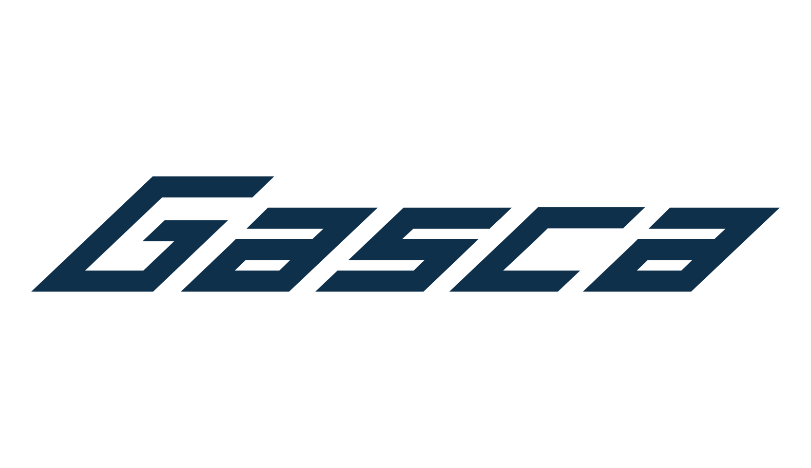 Gasca, techno square sci-fi font preview