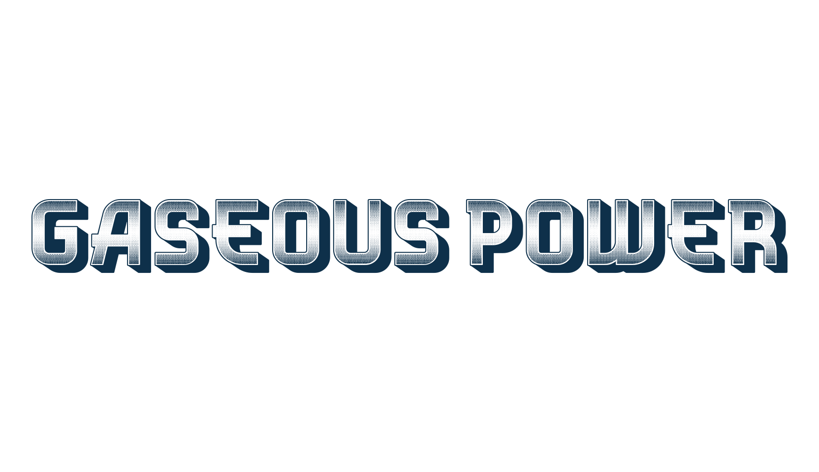Gaseous Power, fancy various decorative font preview