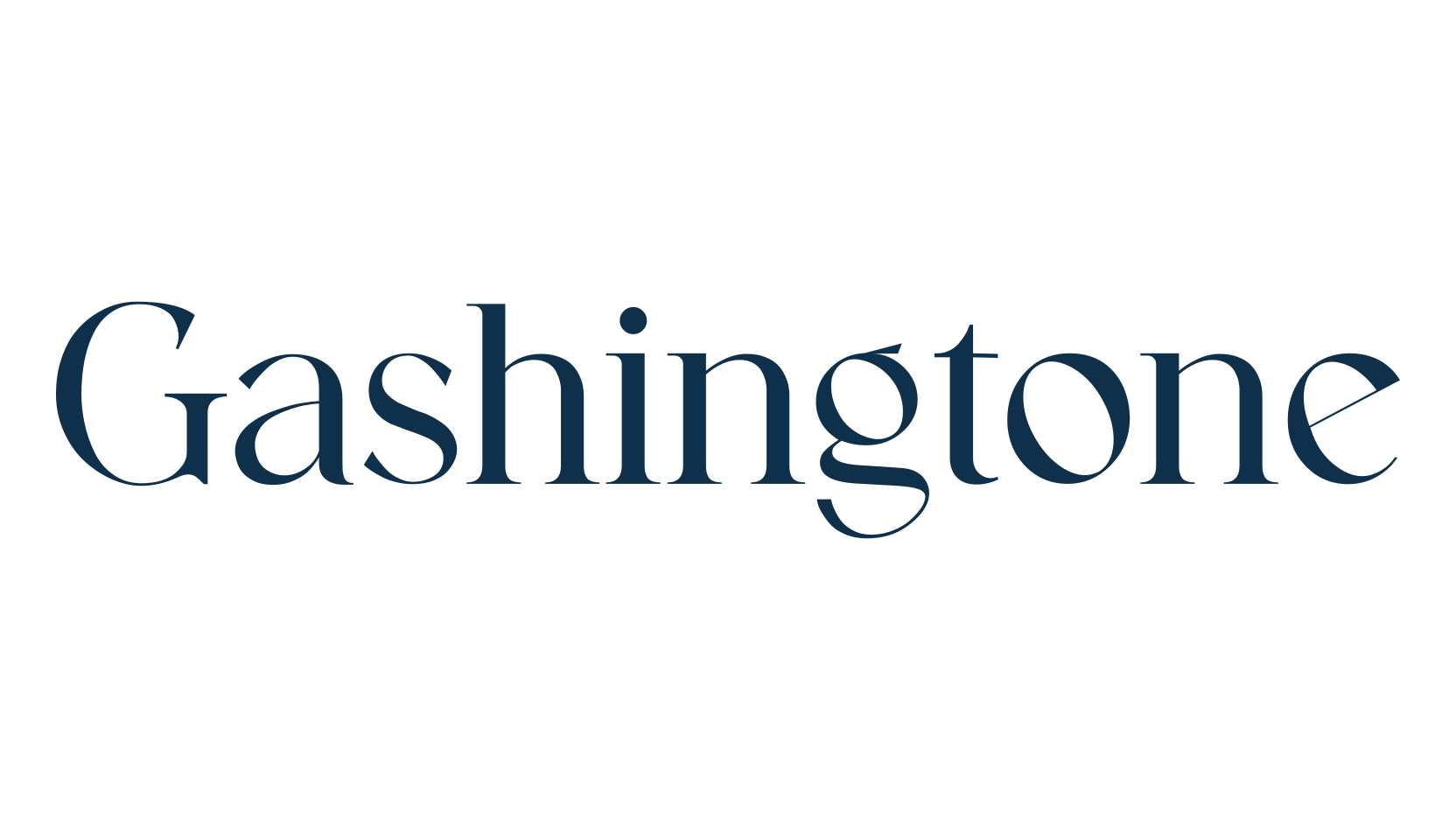 Gashingtone, serif font preview