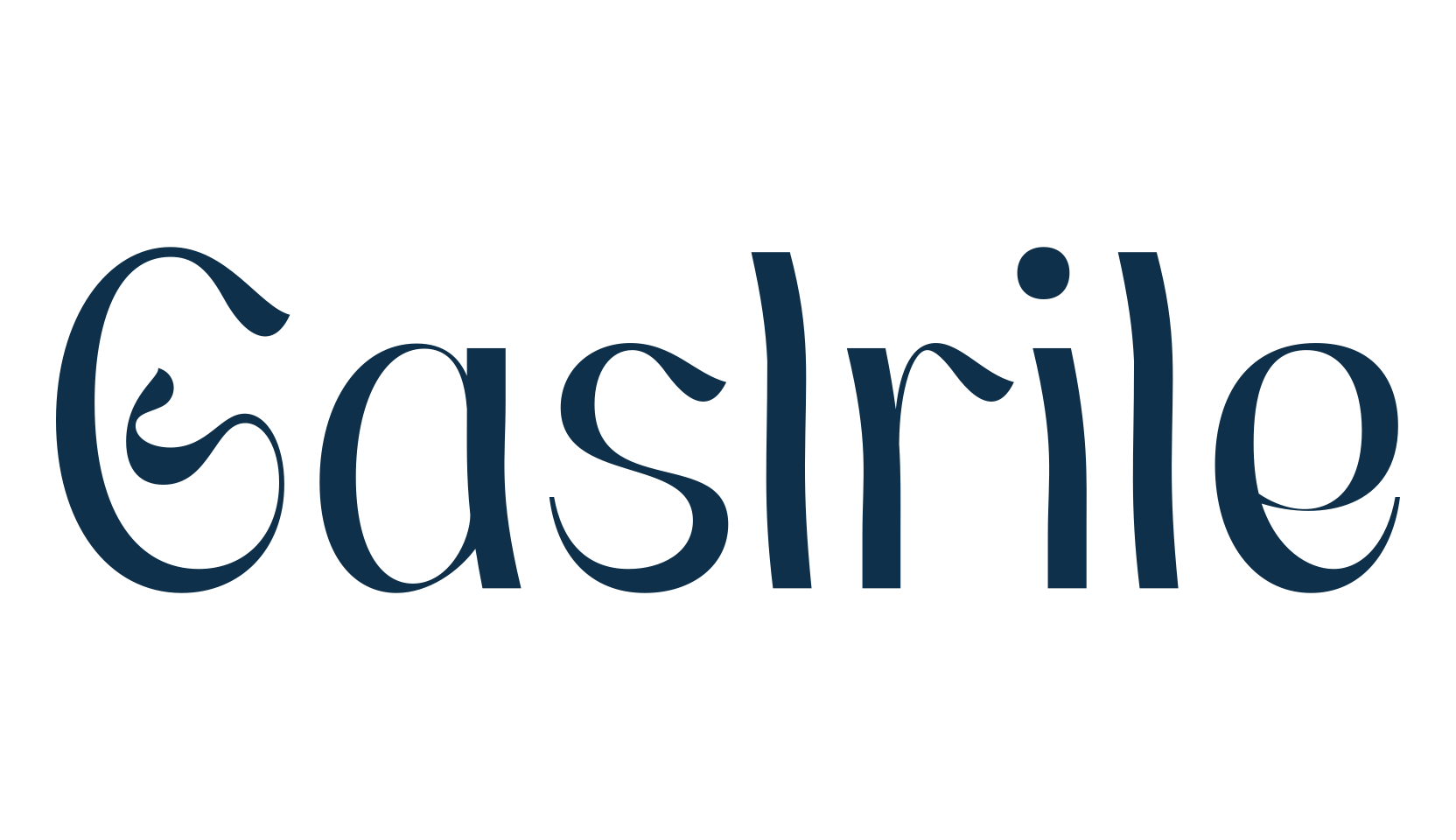 Gaslrile, fancy various decorative font preview