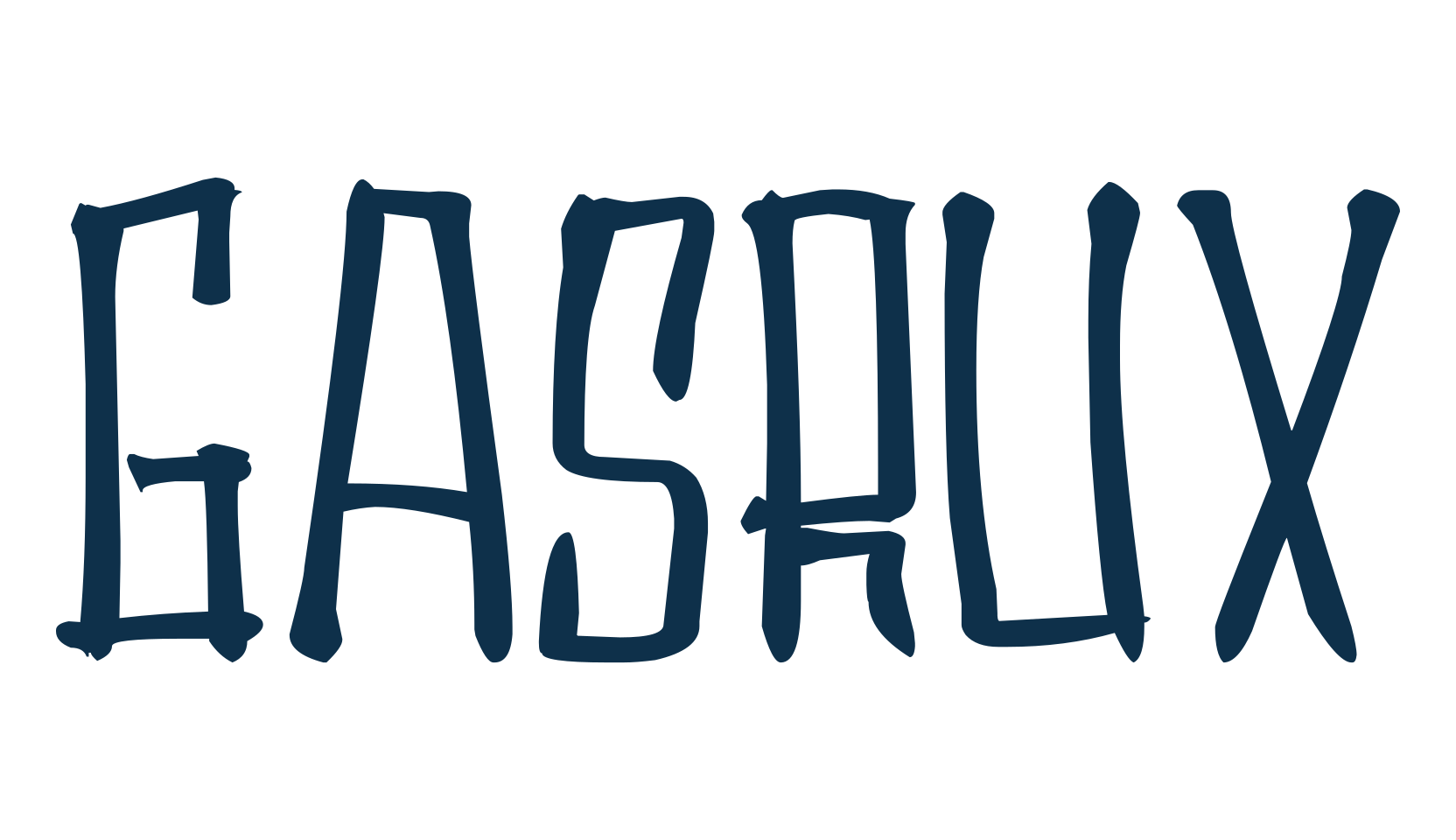Gasrux, chinese, jpn font preview