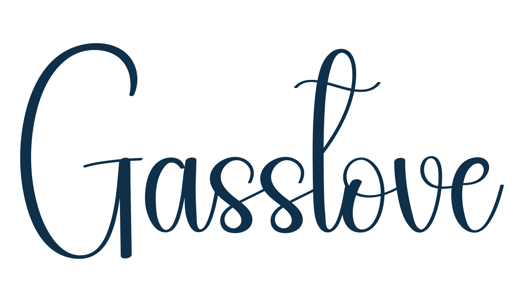 Gasstove, fancy various decorative script calligraphy font preview