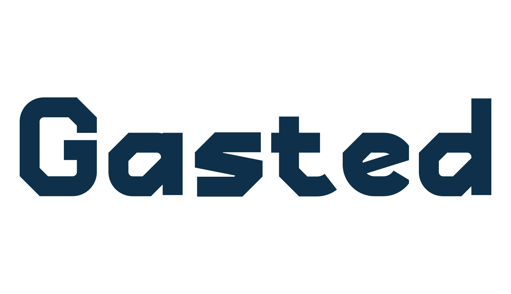 Gasted, fancy various techno sci-fi font preview