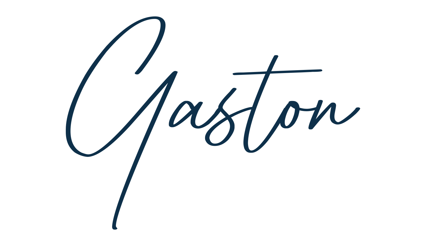 Gaston (gaston-2), script handwritten fancy decorative calligraphy font preview