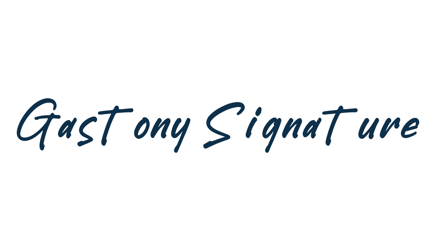 Gastony Signature, handwriting font preview