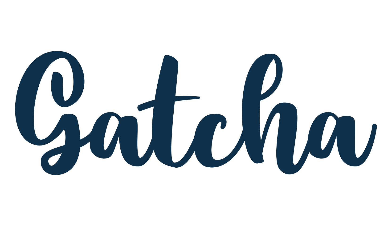 Gatcha, fancy decorative font preview