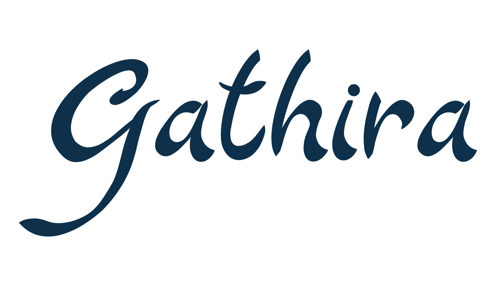 Gathira, fancy decorative font preview