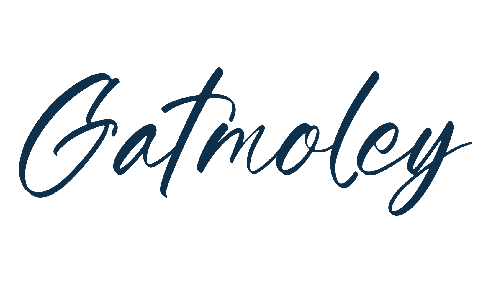 Gatmoley, handwriting font preview
