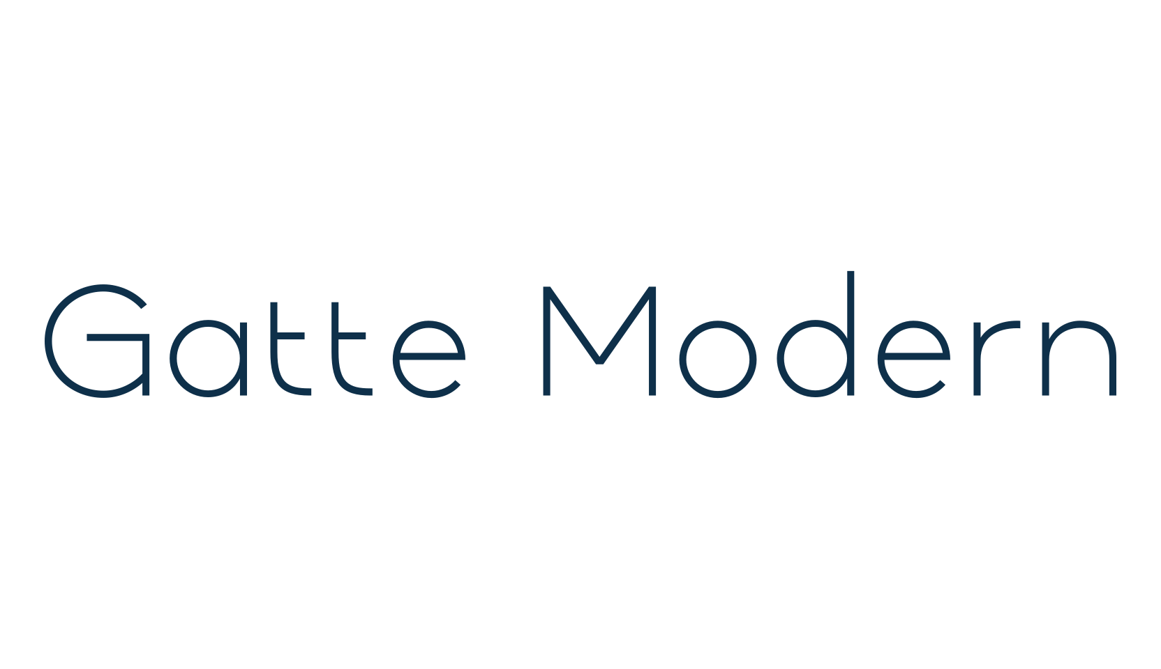 Gatte Modern, sans serif font preview