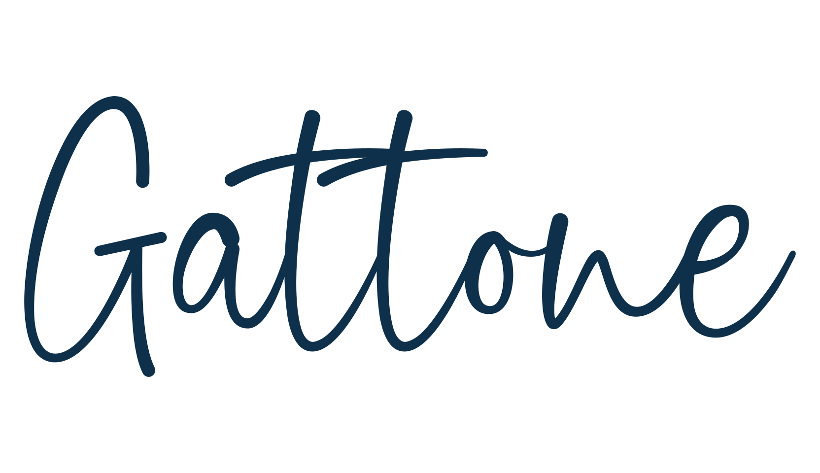 Gattone, handwriting font preview