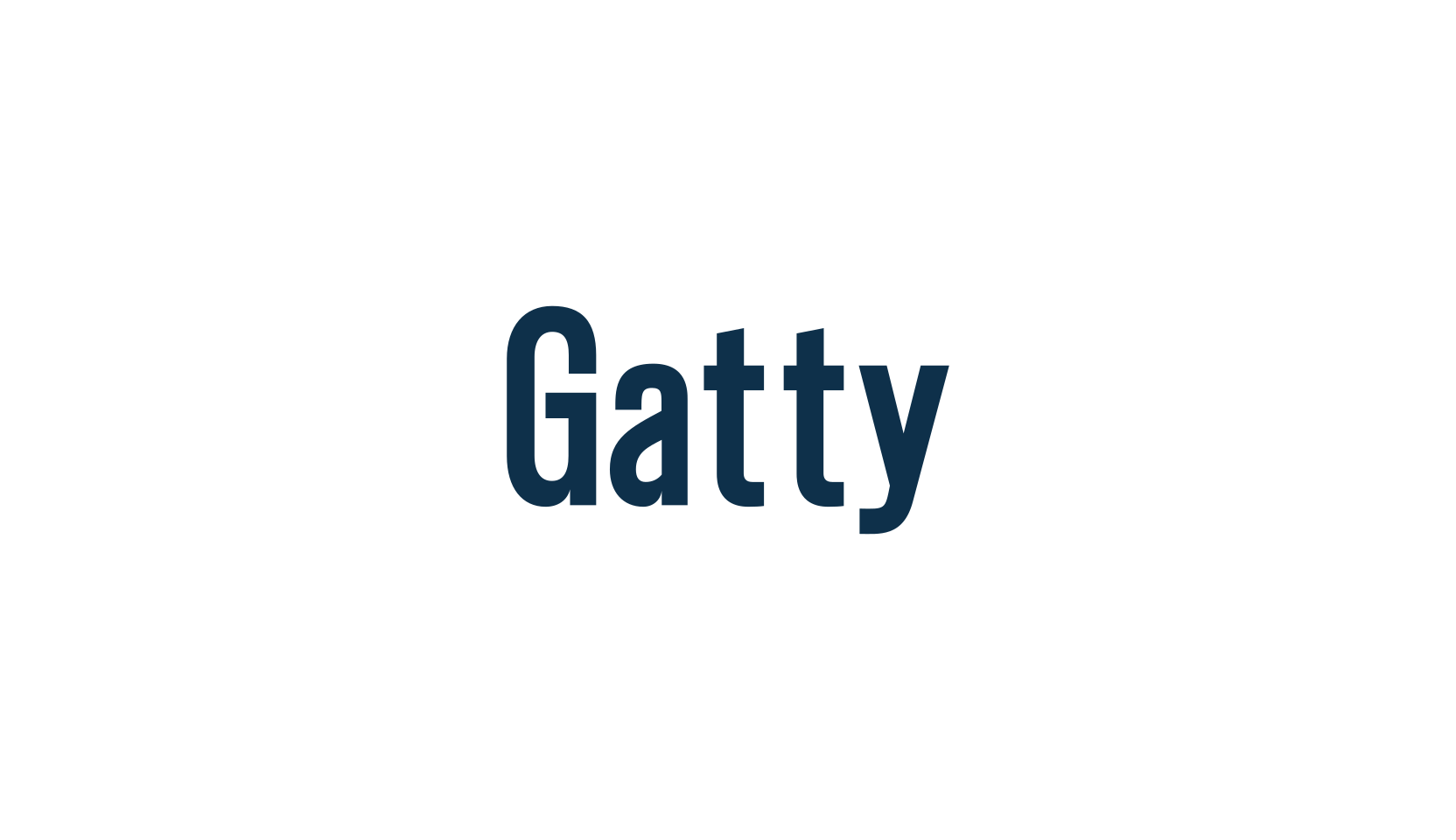 Gatty, sans serif font preview