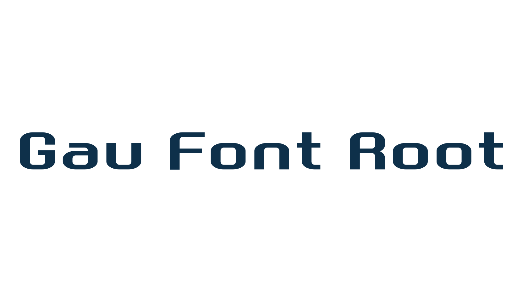 Gau Font Root, various font preview