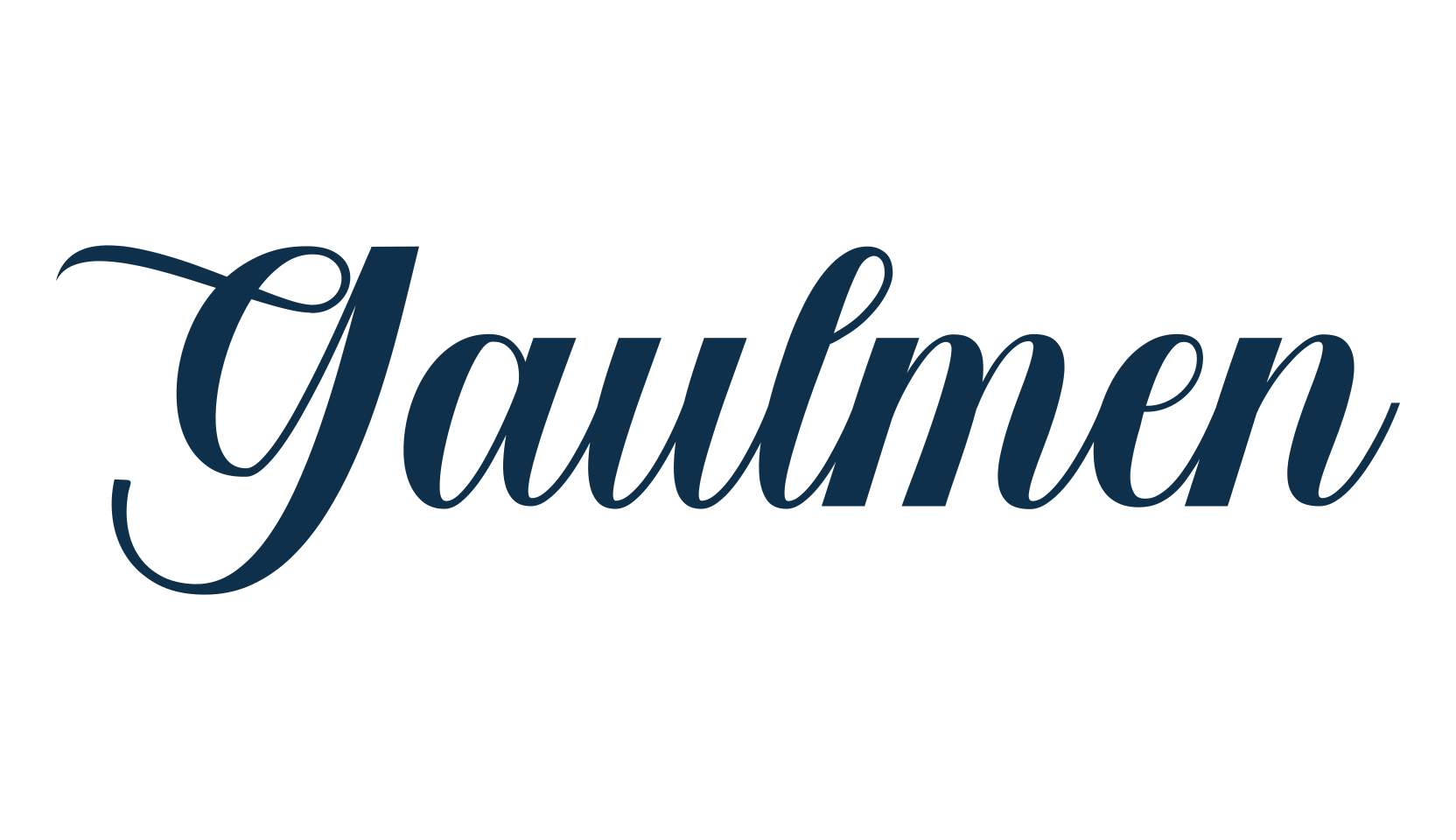 Gaulmen, script calligraphy fancy decorative font preview