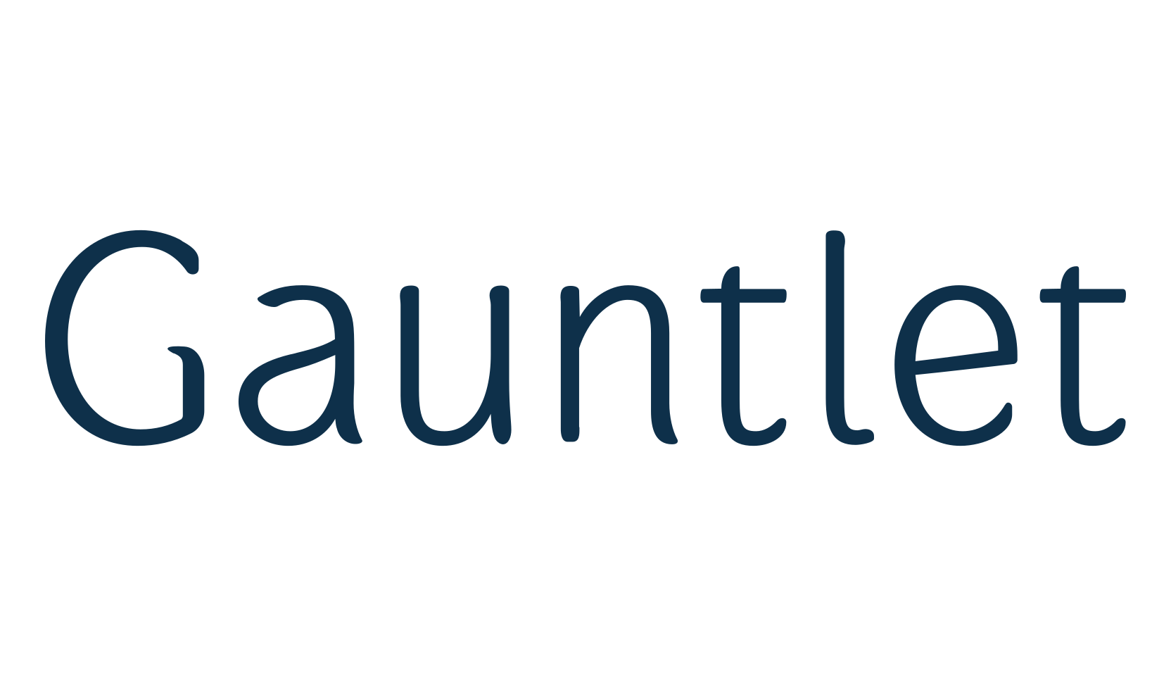Gauntlet, fancy various basic font preview
