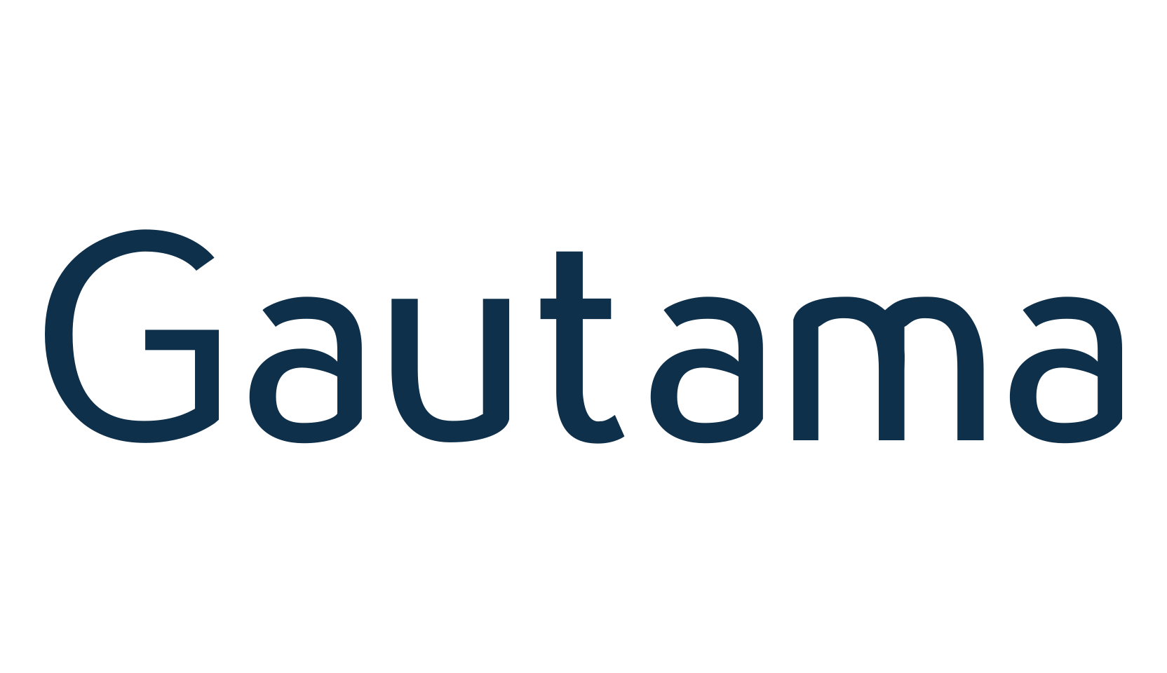 Gautama, sans serif font preview
