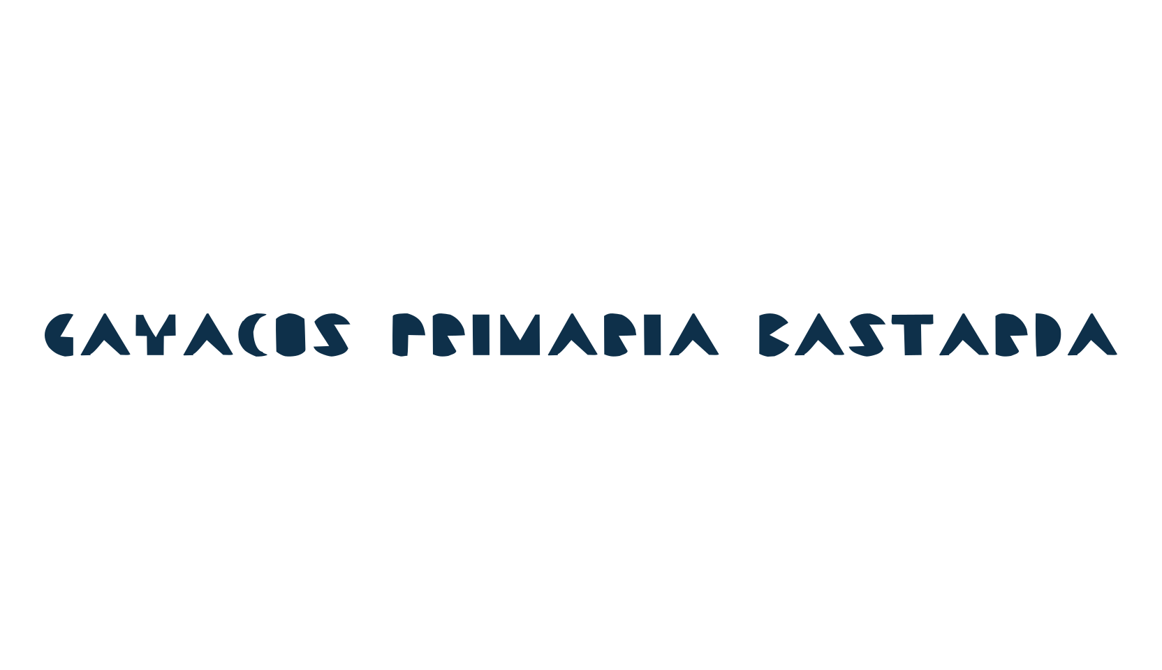 Gayacos Primaria Bastarda, various font preview