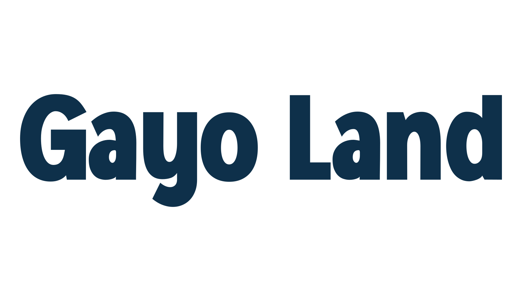 Gayo Land, basic sans serif font preview