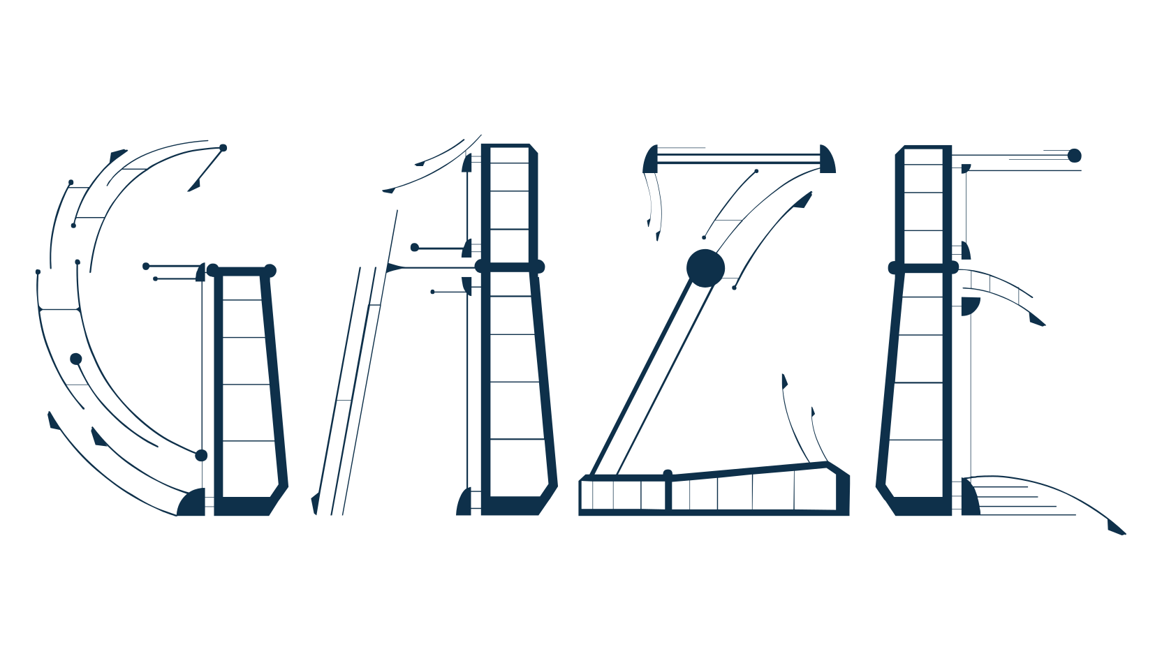 Gaze, decorative font preview