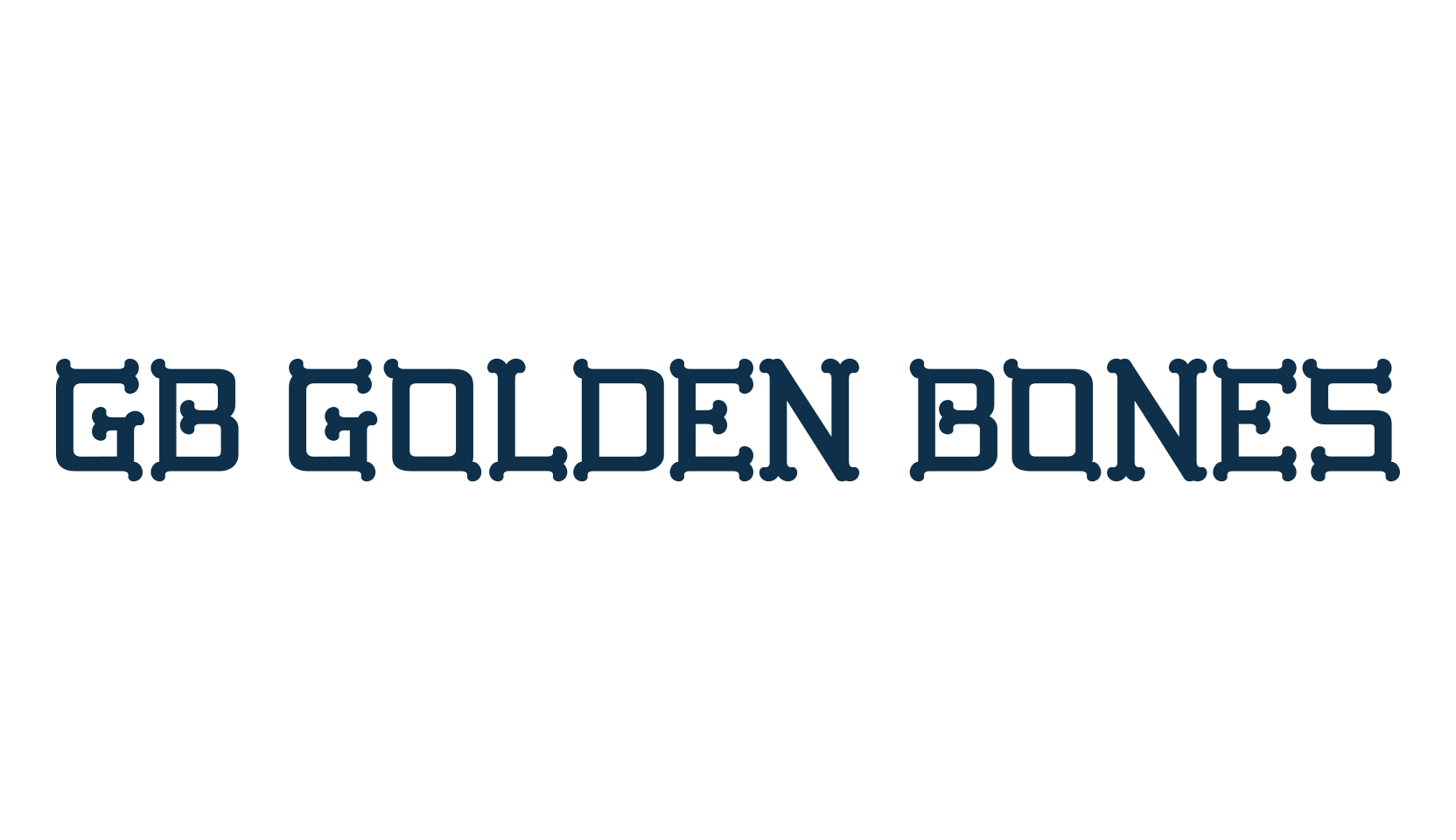 GB Golden Bones, decorative font preview