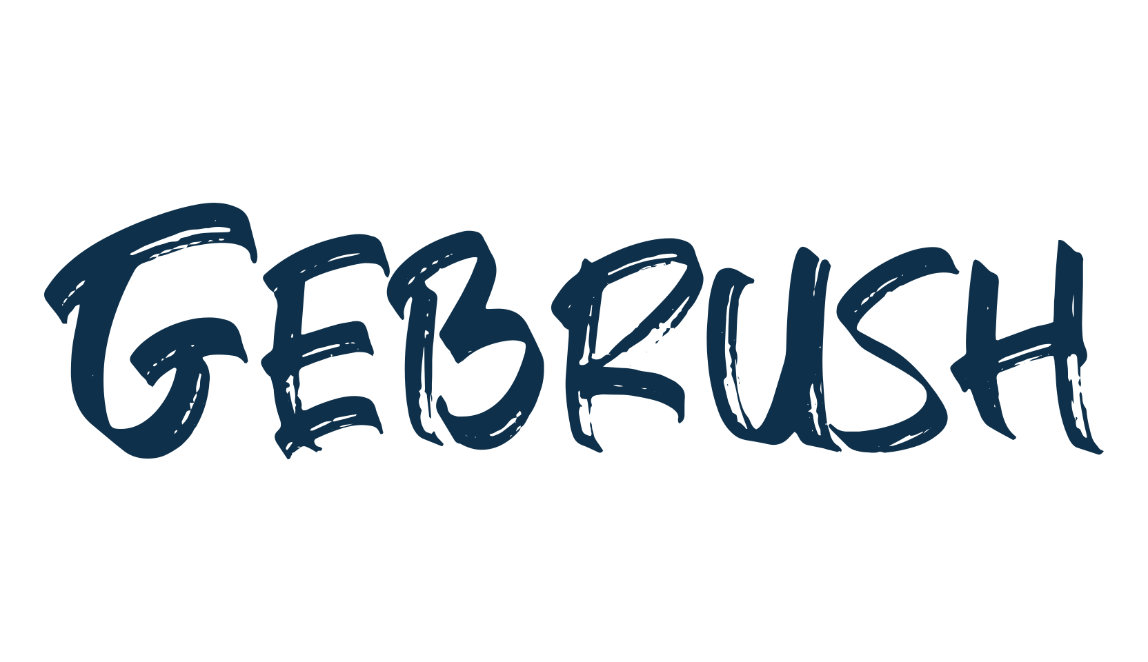 Gebrush, script brush fancy decorative calligraphy font preview