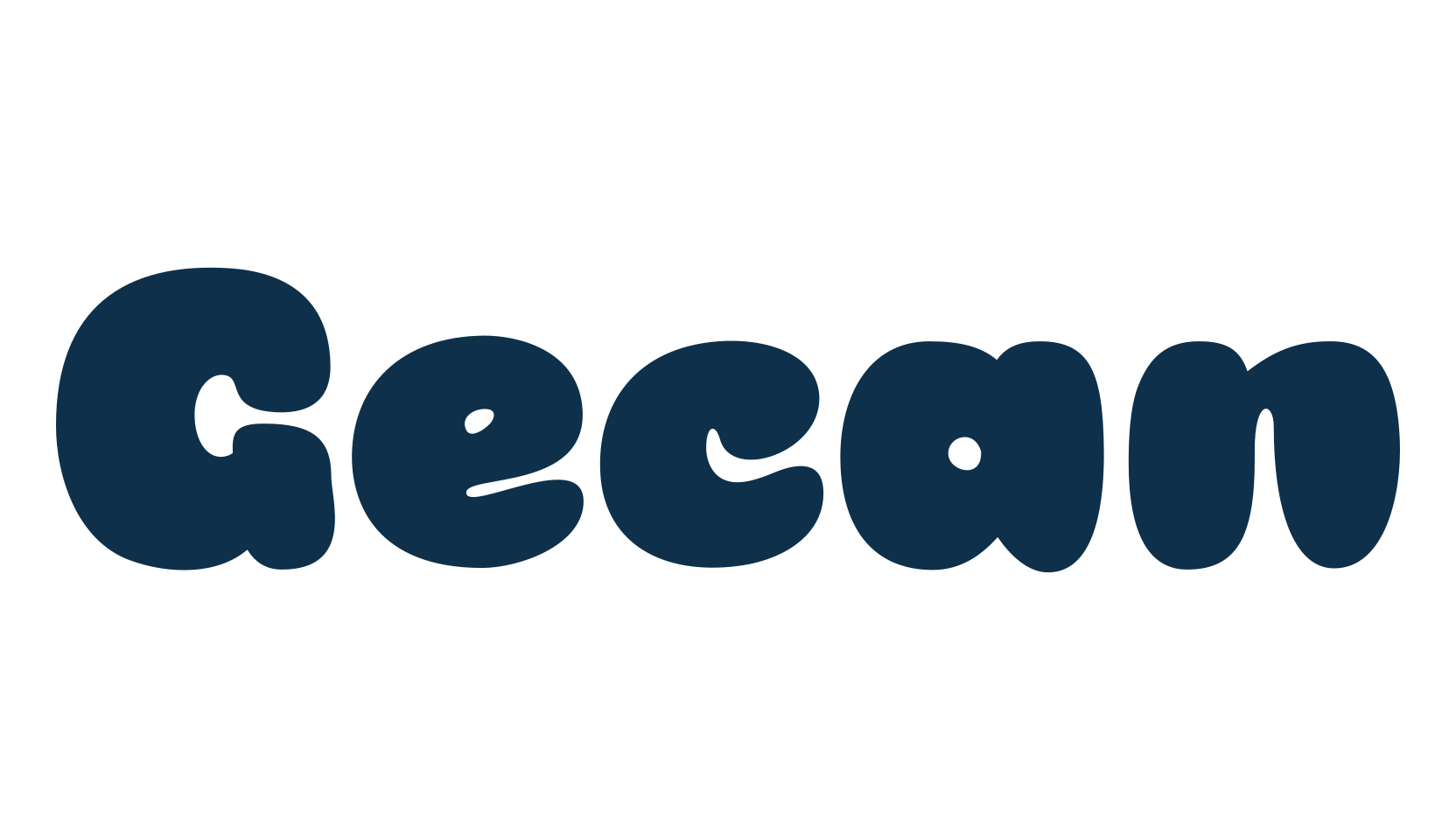 Gecan, fancy cartoon decorative font preview