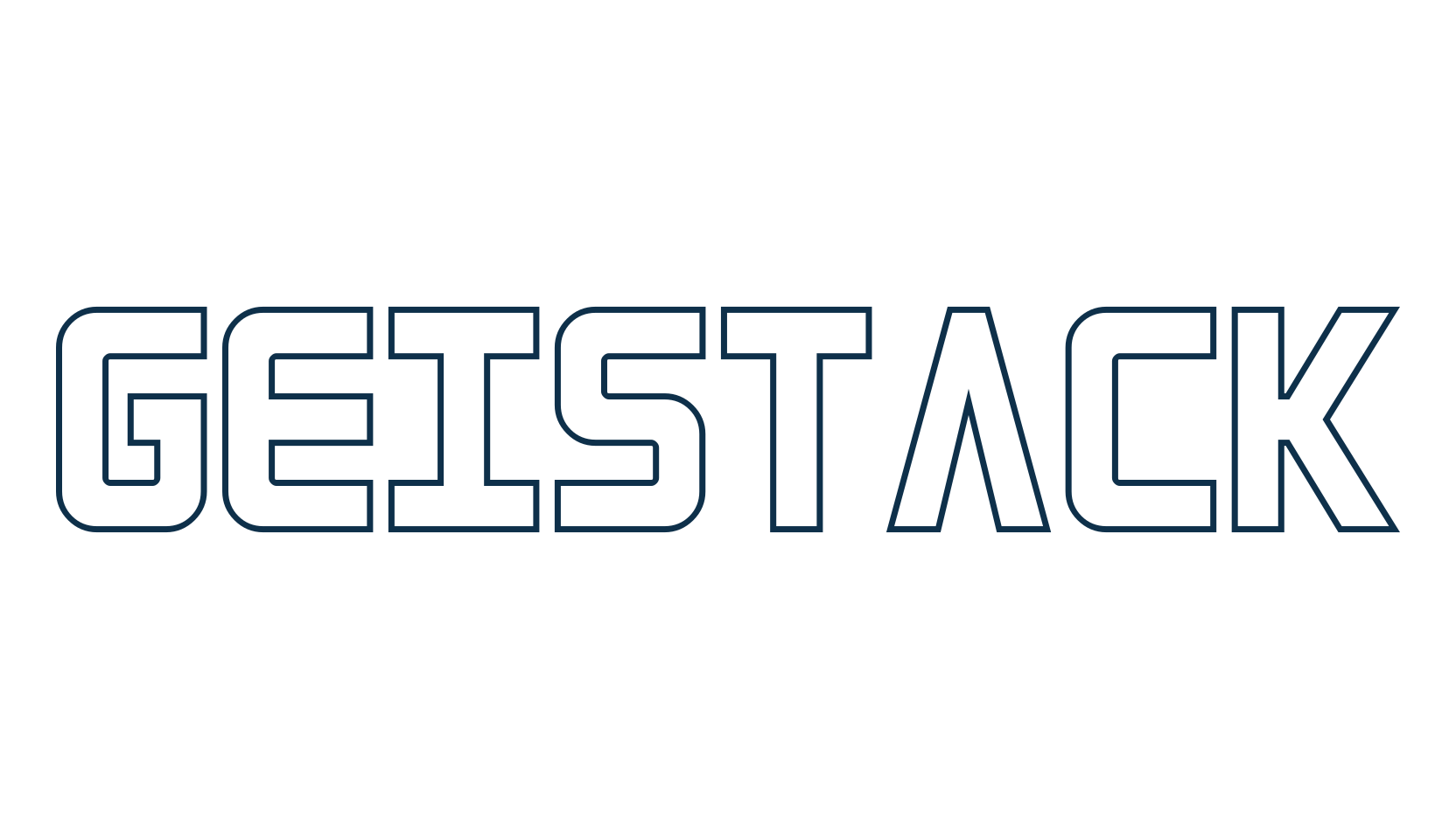Geistack, fancy various techno sci-fi font preview