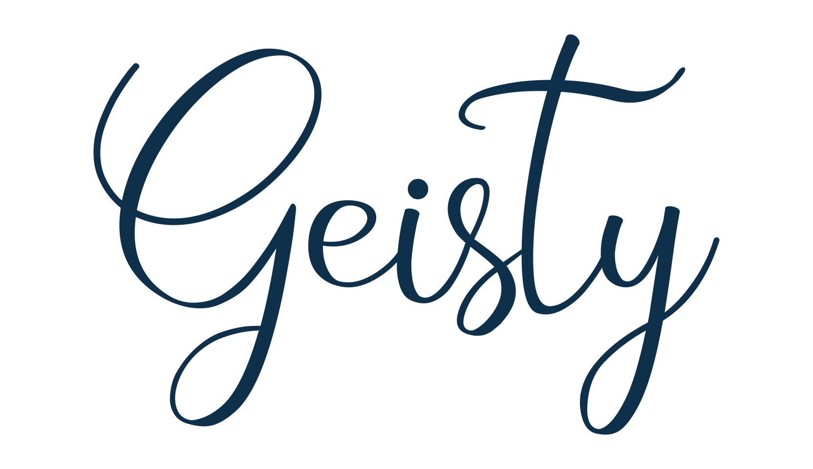 Geisty, script calligraphy fancy decorative font preview