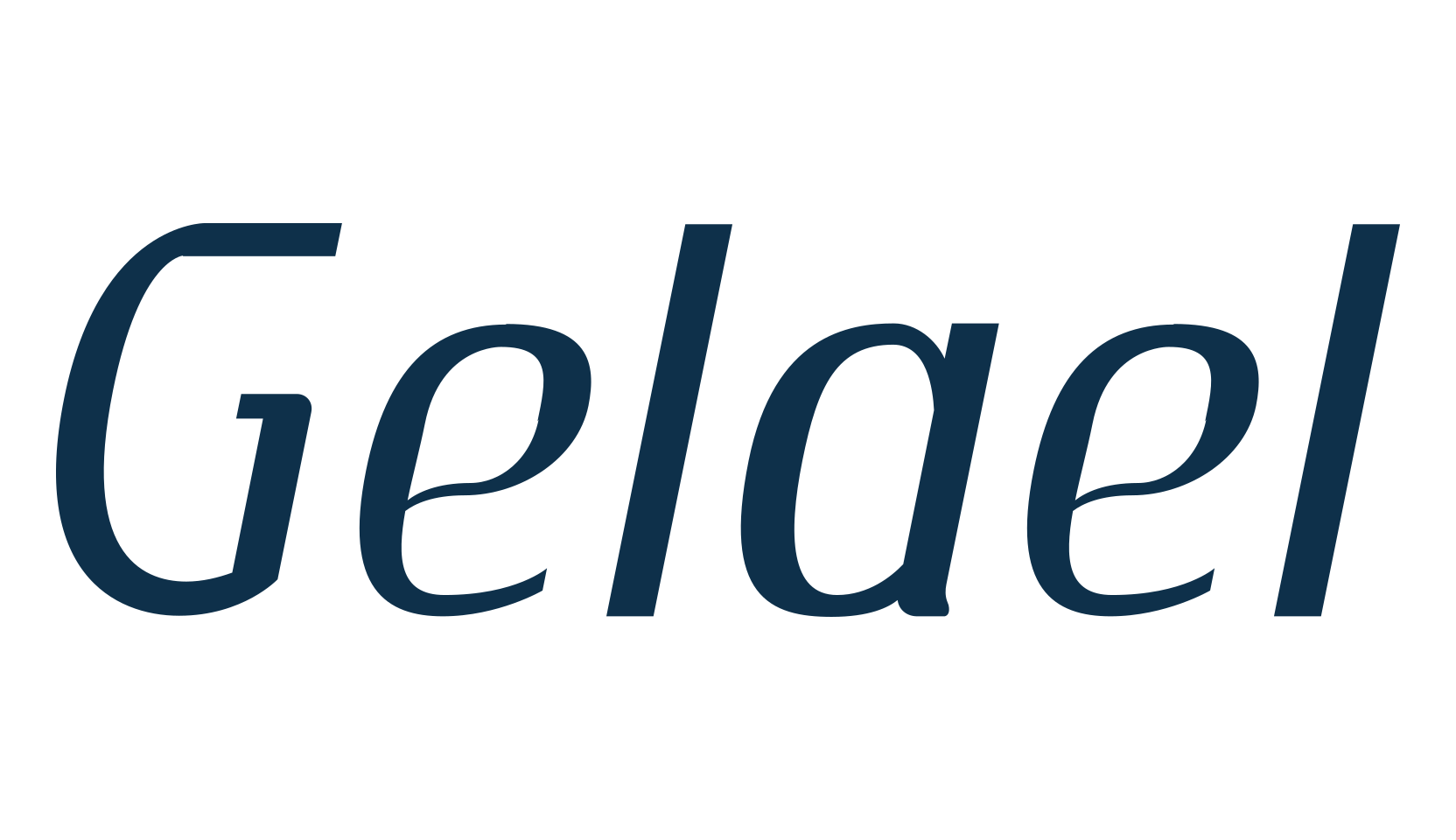 Gelael, sans serif font preview