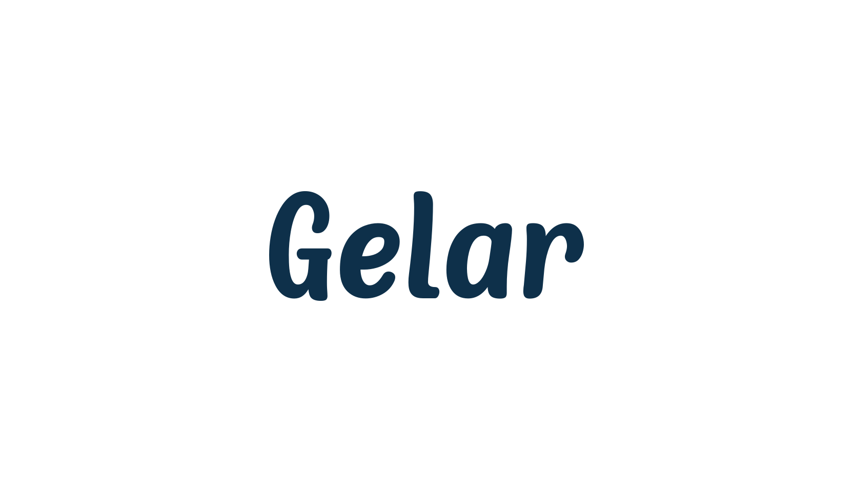 Gelar, fancy decorative font preview