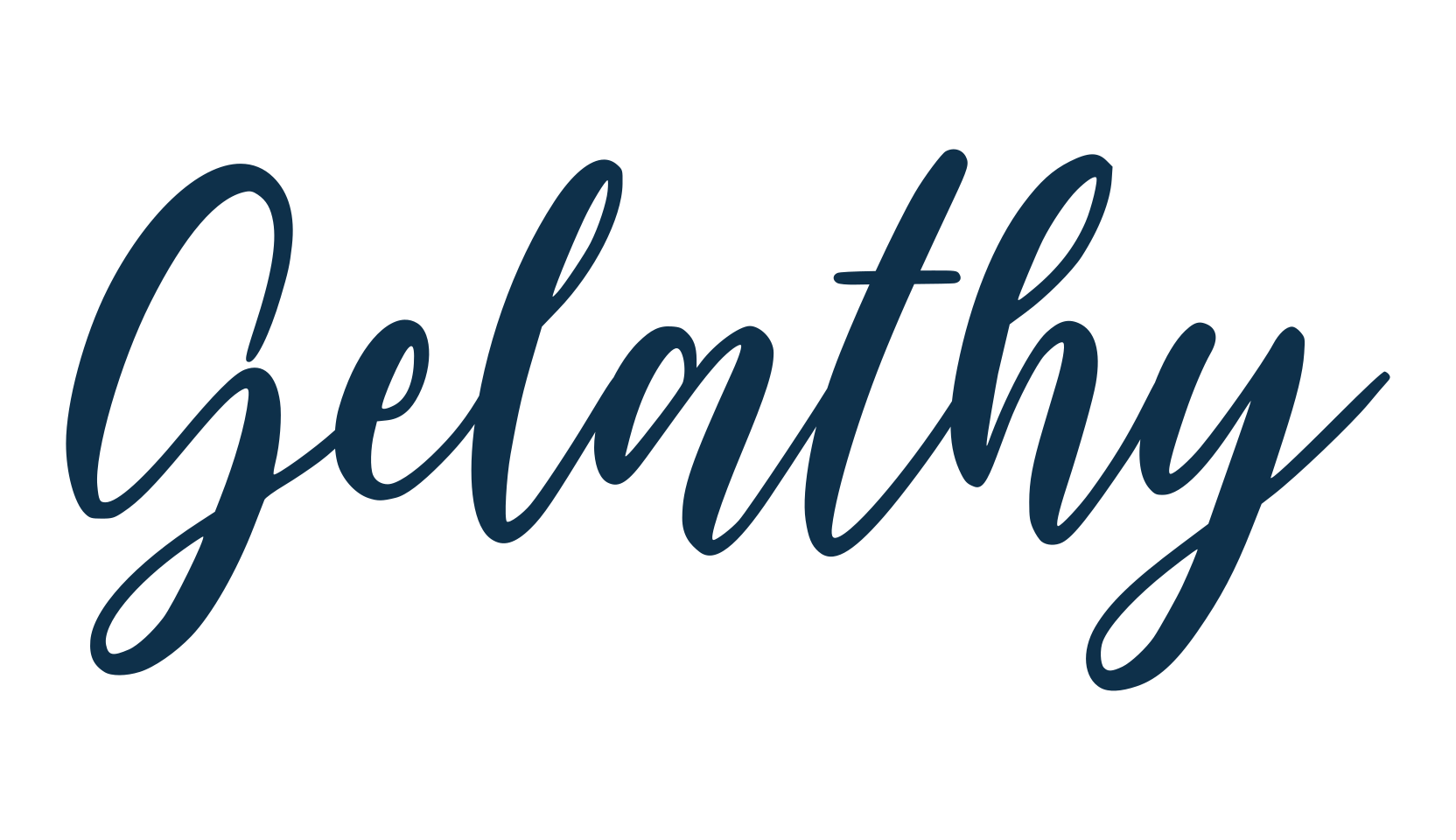 Gelathy, script calligraphy fancy decorative font preview