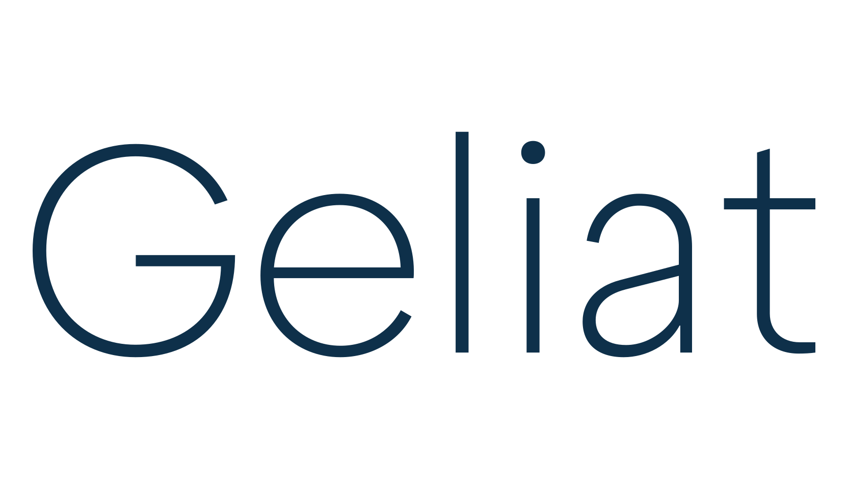 Geliat, basic sans serif font preview