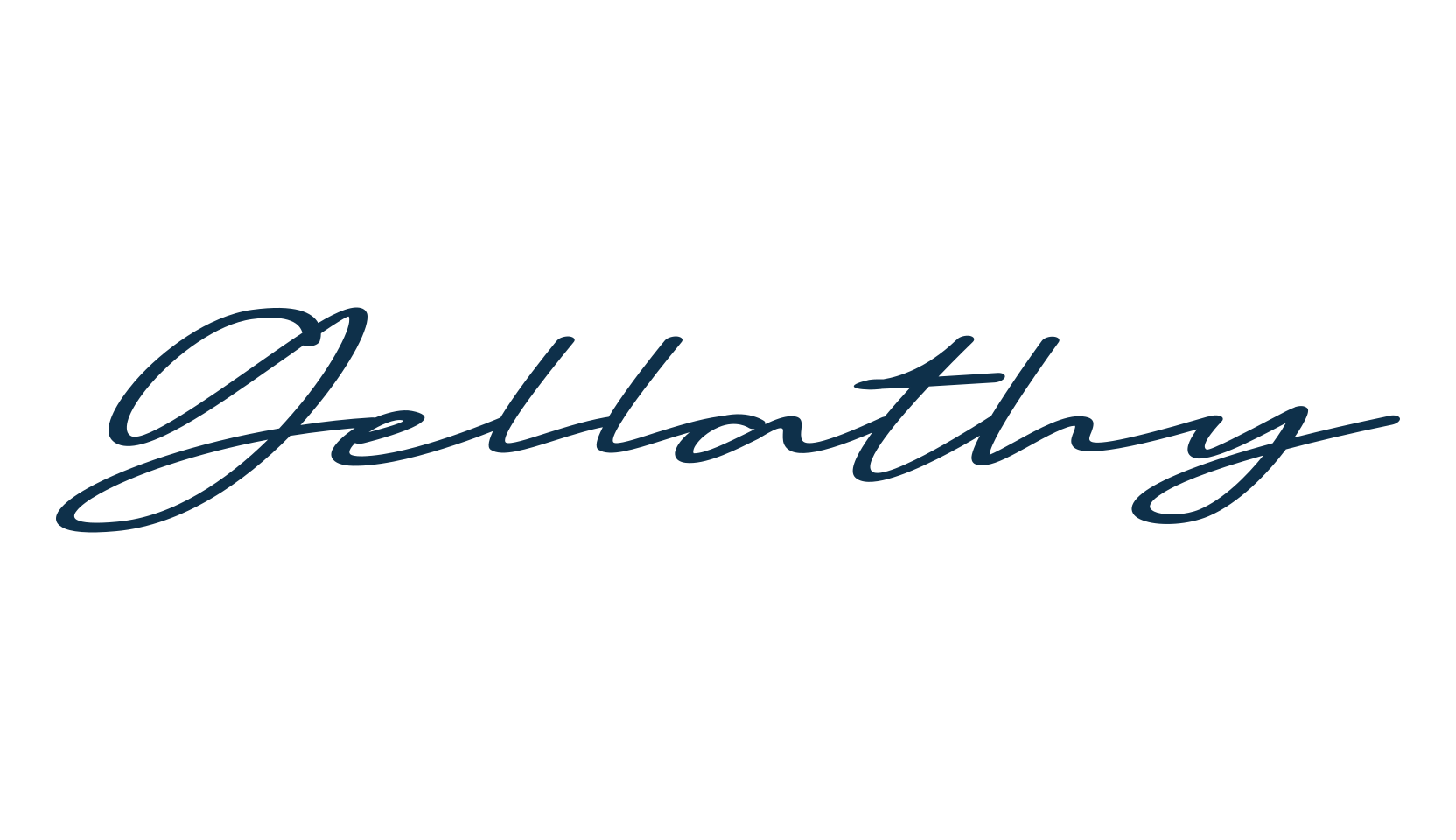 Gellathy, handwriting font preview