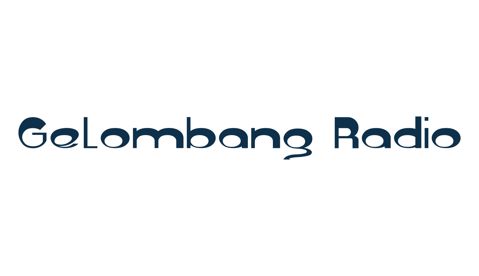 Gelombang Radio, fancy groovy decorative font preview