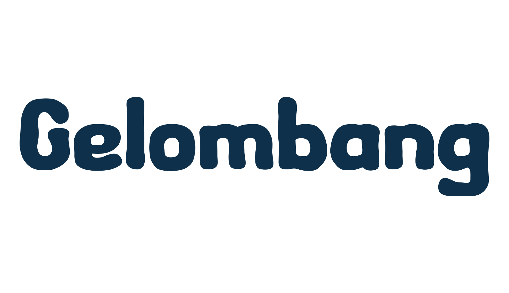 Gelombang, fancy cartoon decorative font preview