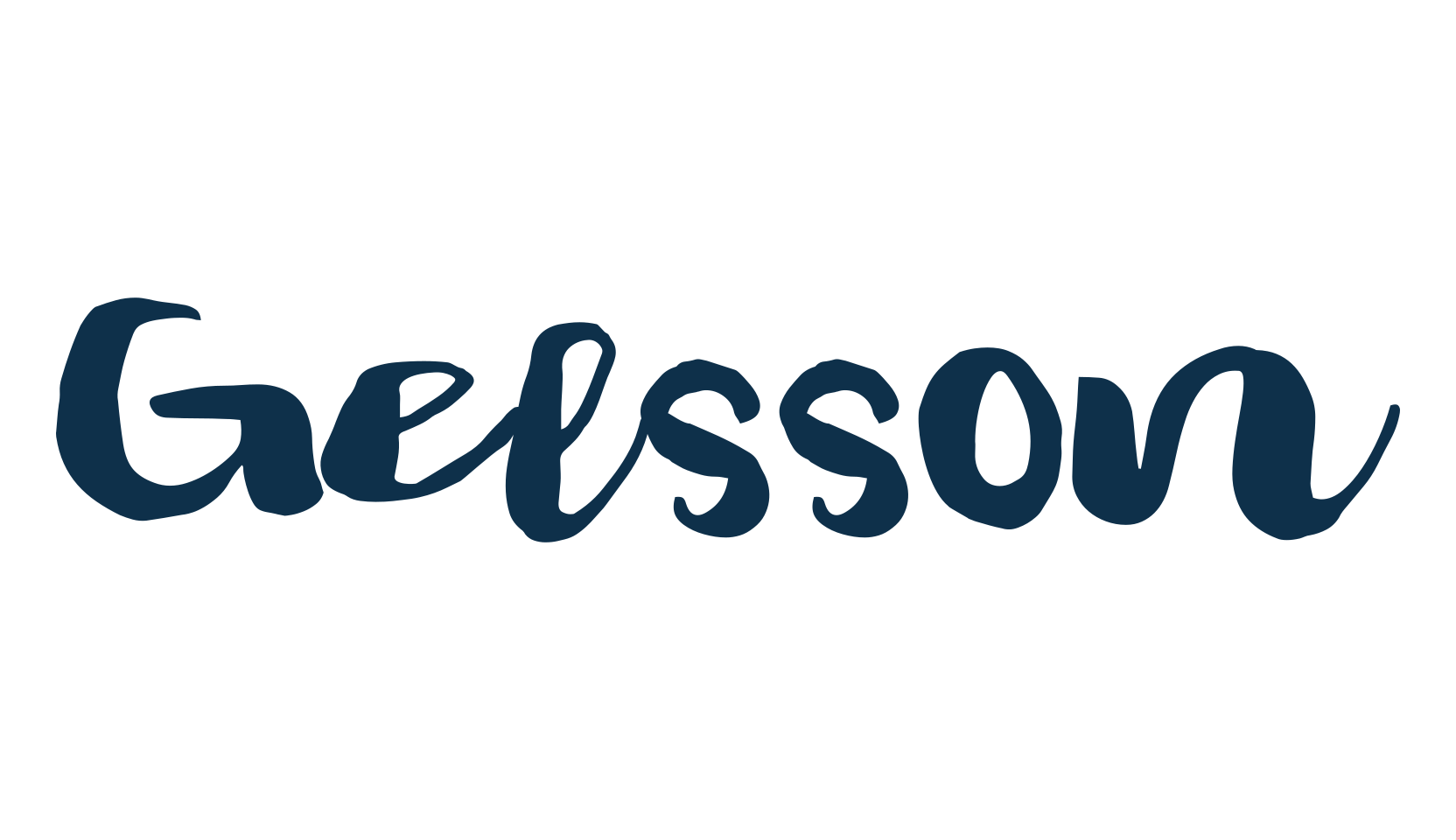 Gelsson, script brush fancy decorative calligraphy font preview