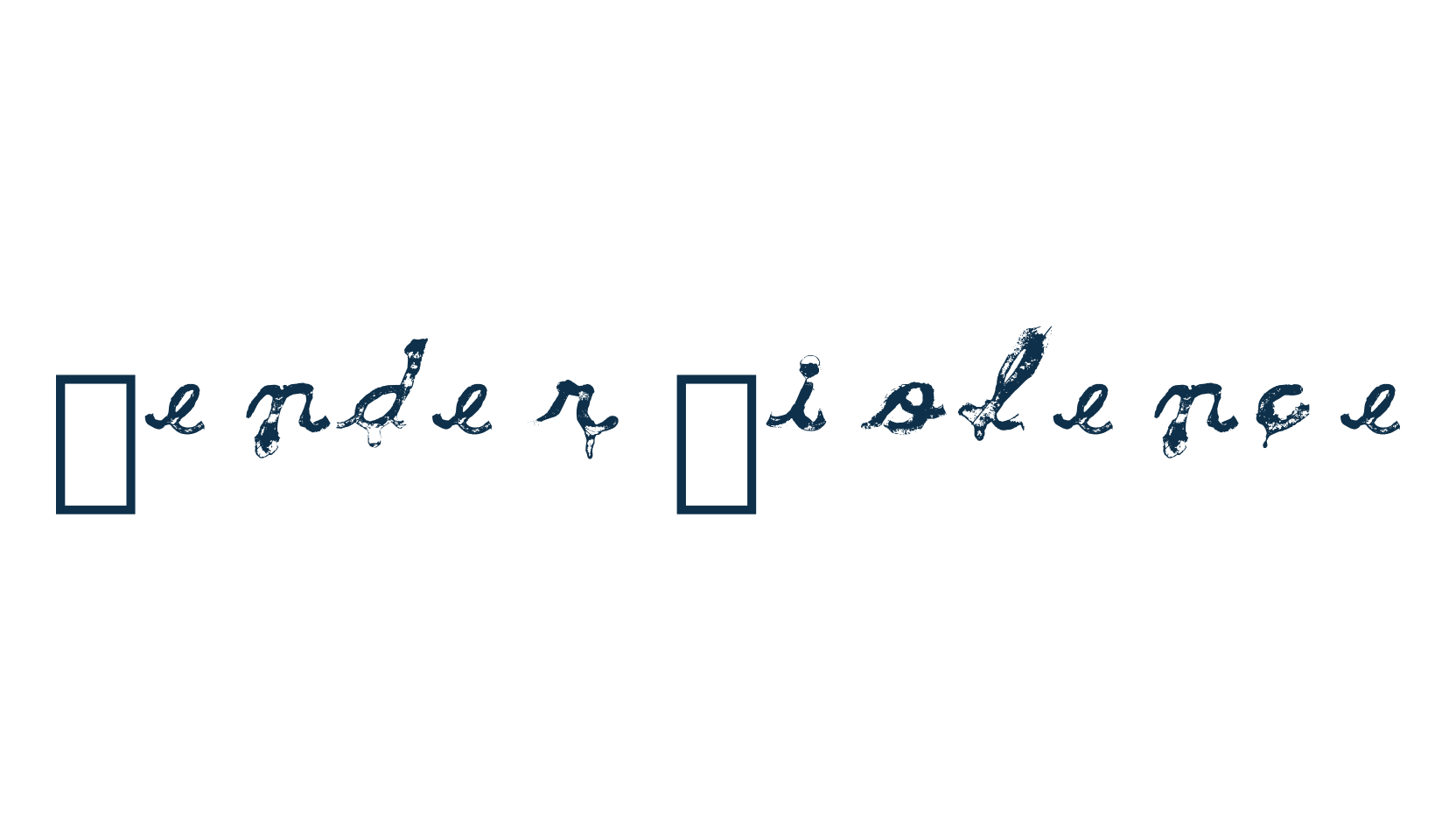 Gender Violence, script trash fancy decorative calligraphy font preview
