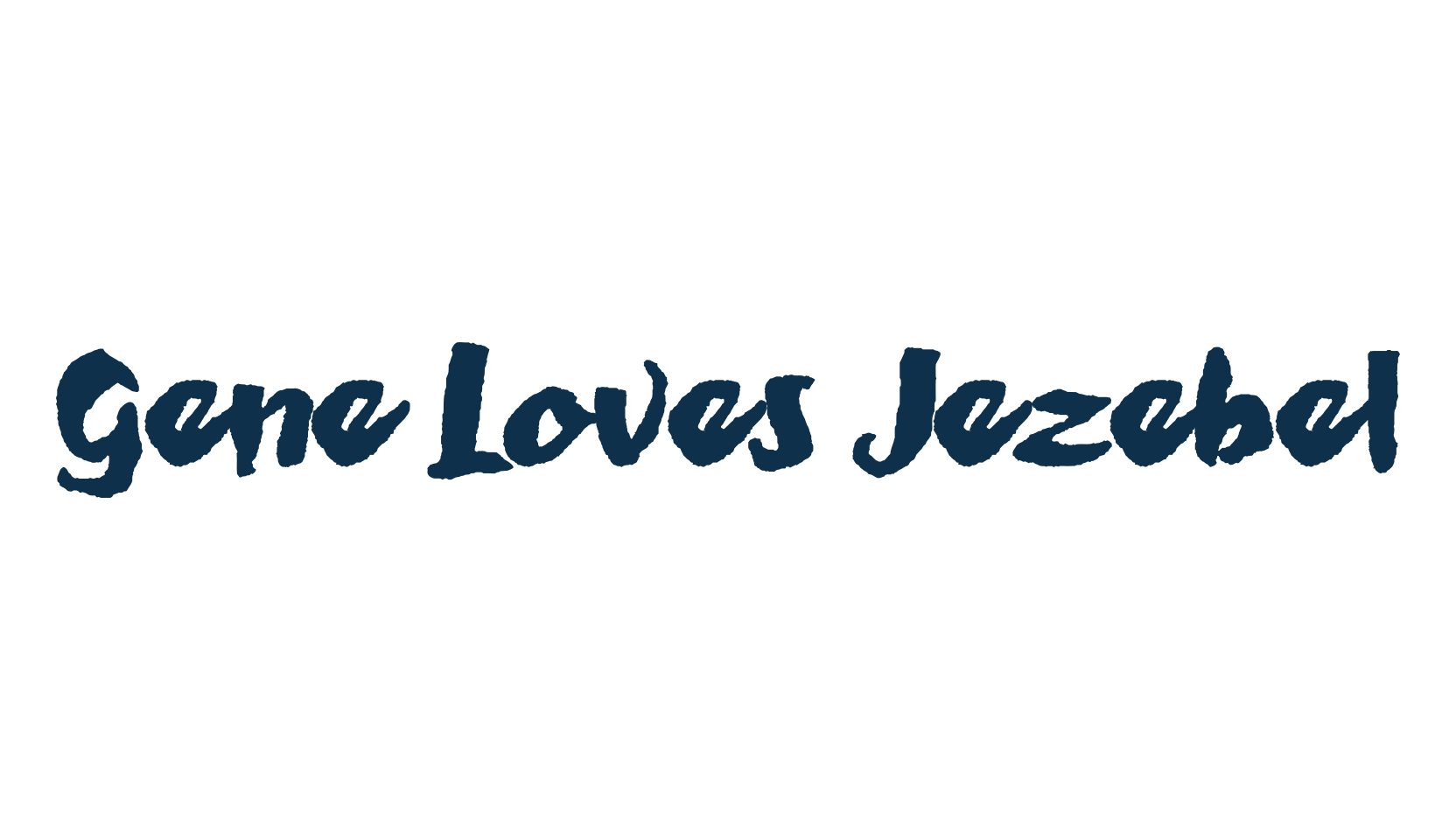 Gene Loves Jezebel, script brush fancy decorative calligraphy font preview