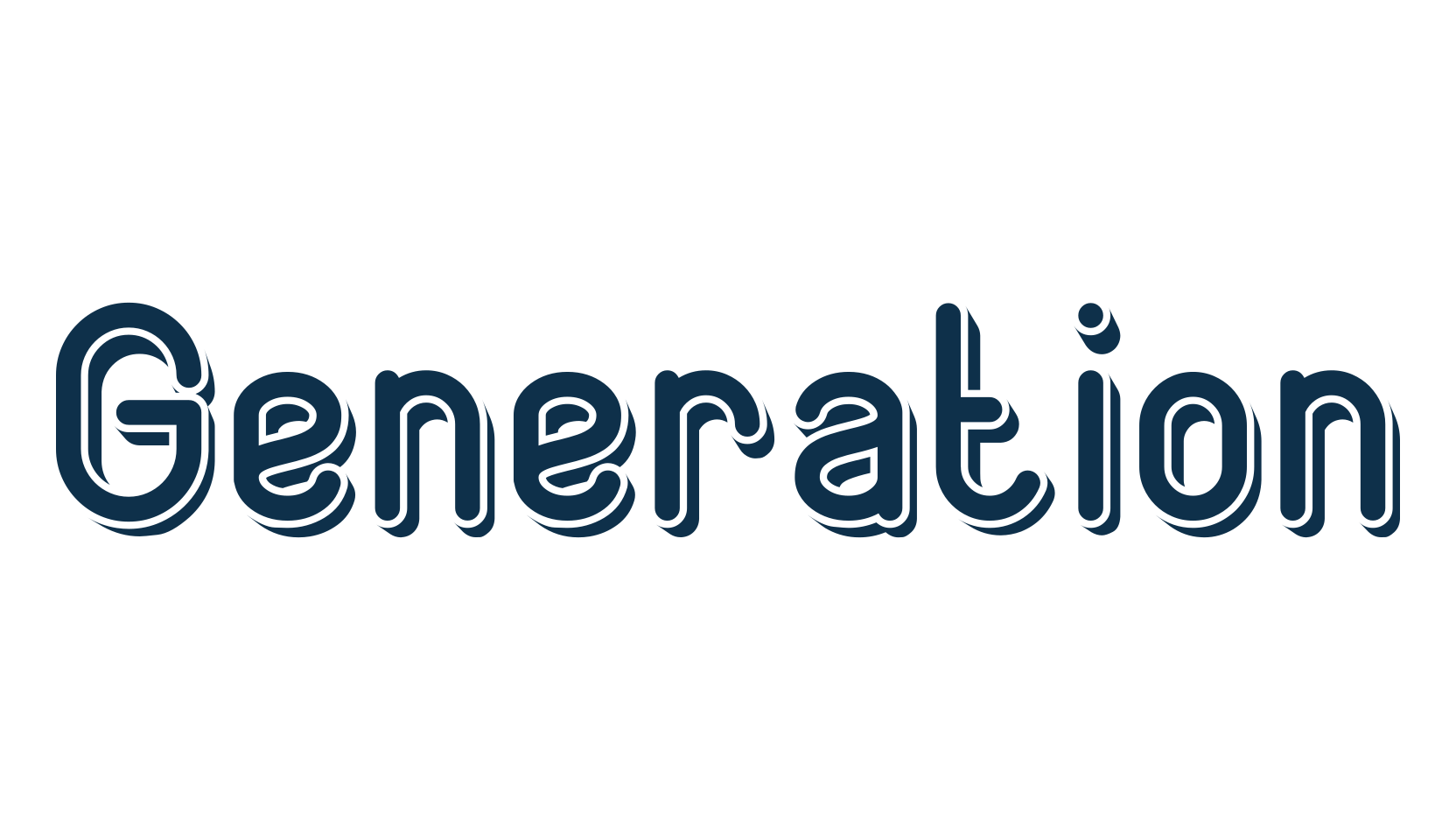 Generation (generation), various font preview