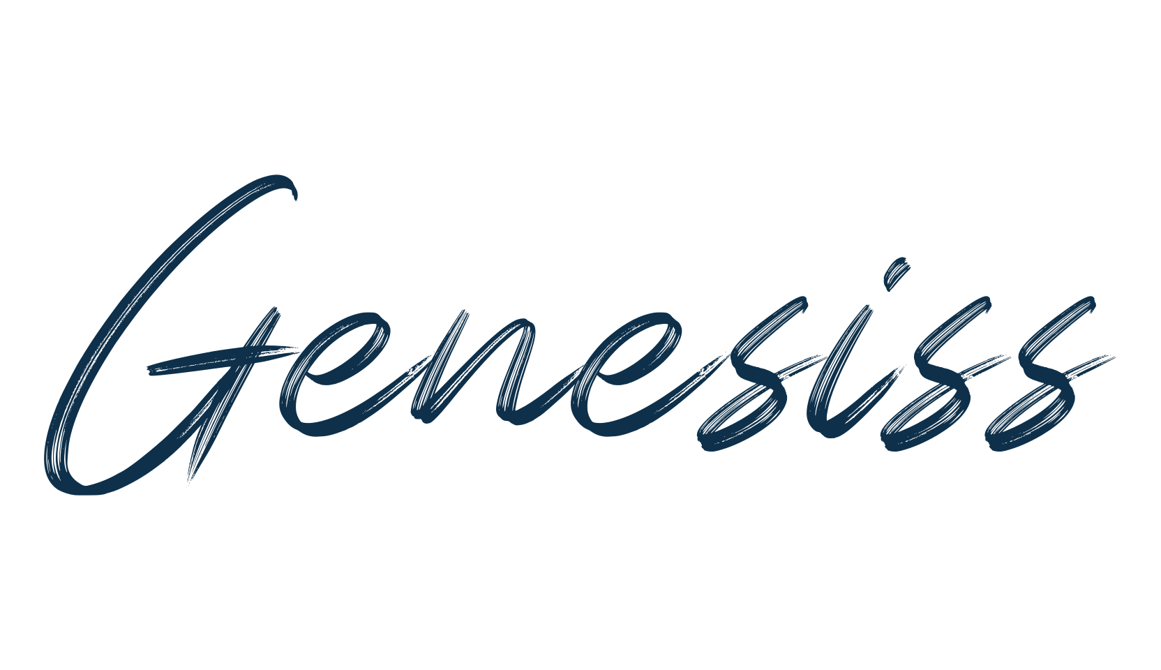 Genesiss, script brush fancy decorative calligraphy font preview