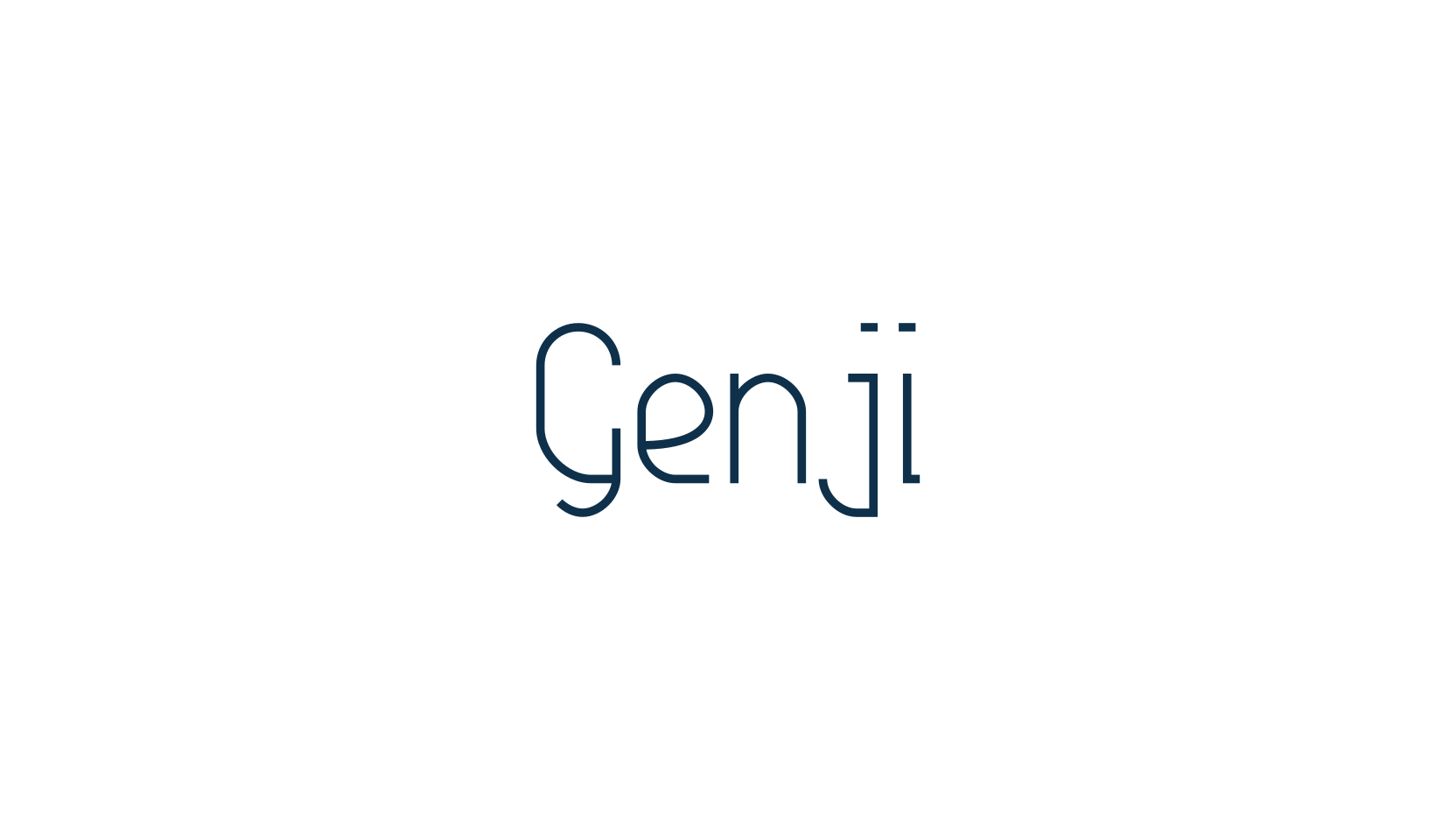 Genji, sans serif font preview