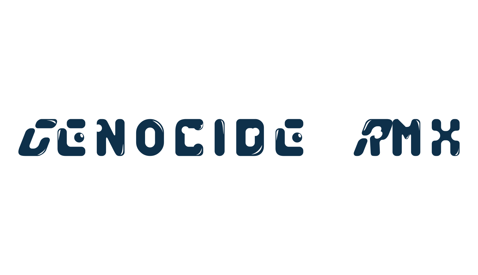 Genocide Rmx, various font preview