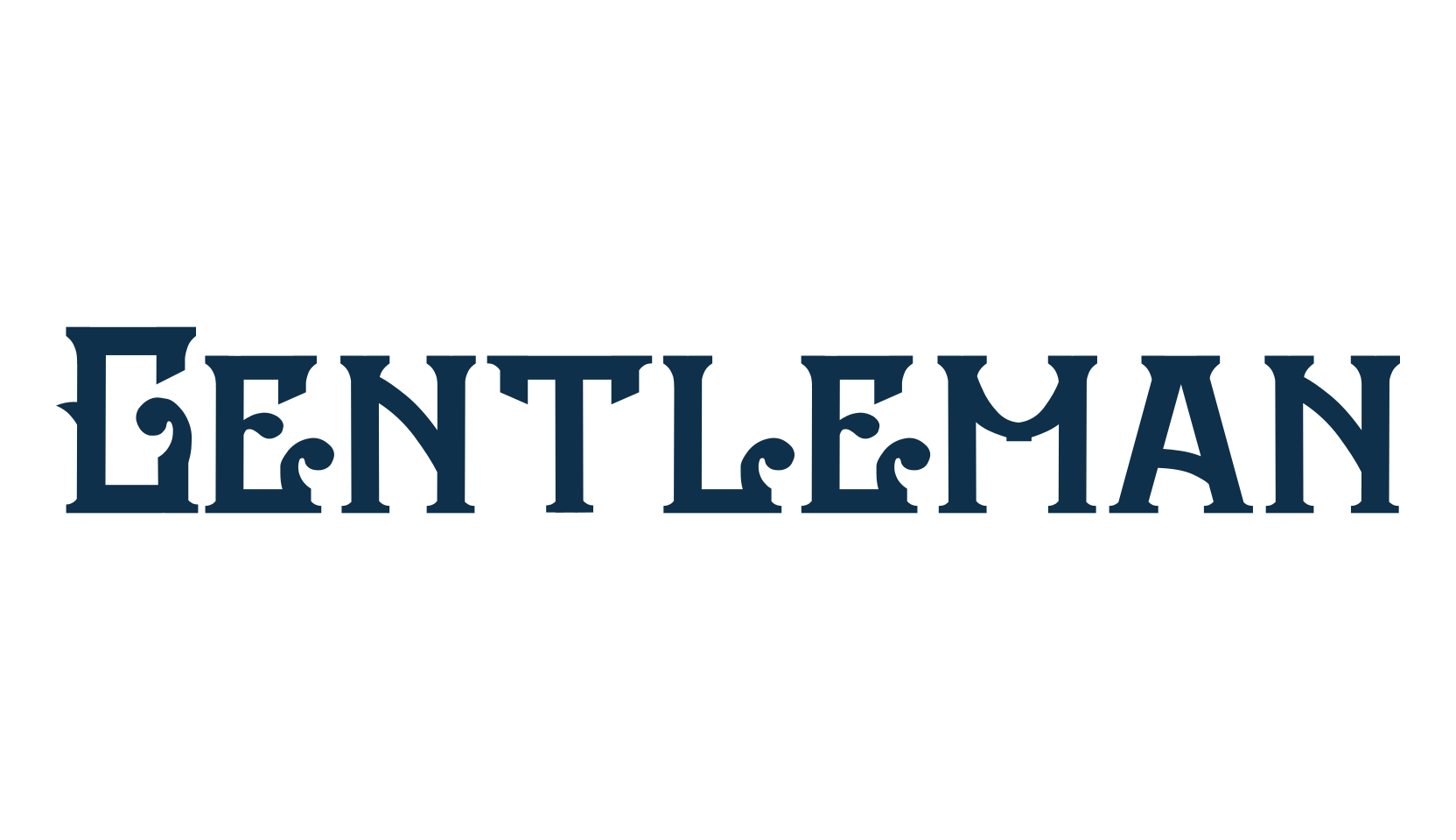 Gentleman (gentleman-4), retro font preview