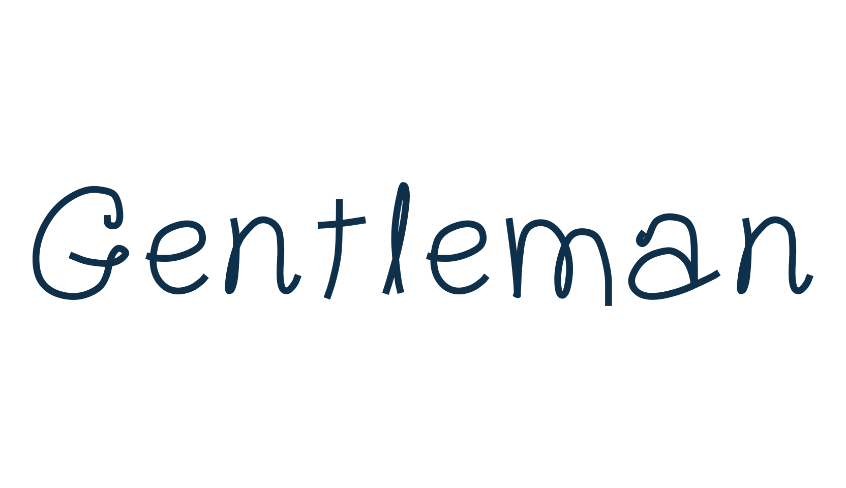 Gentleman (gentleman), script handwritten fancy decorative calligraphy font preview