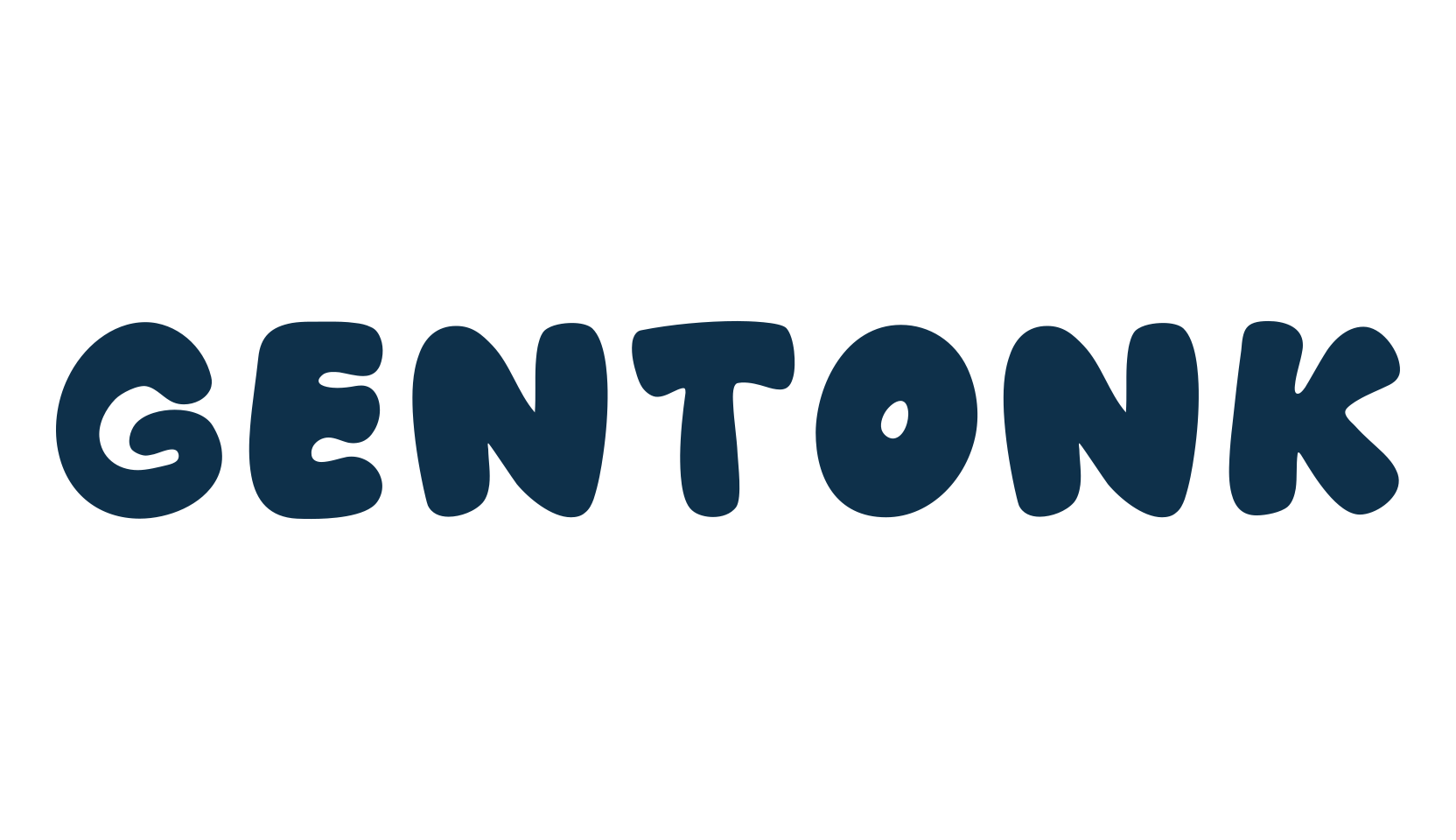Gentonk, cartoon font preview