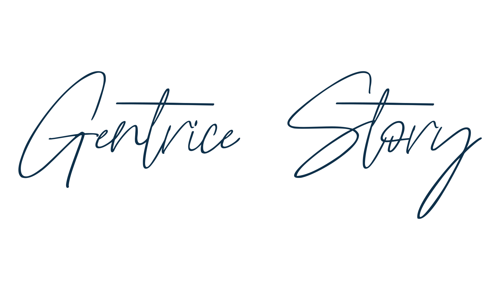 Gentrice Story, script handwritten fancy decorative calligraphy font preview